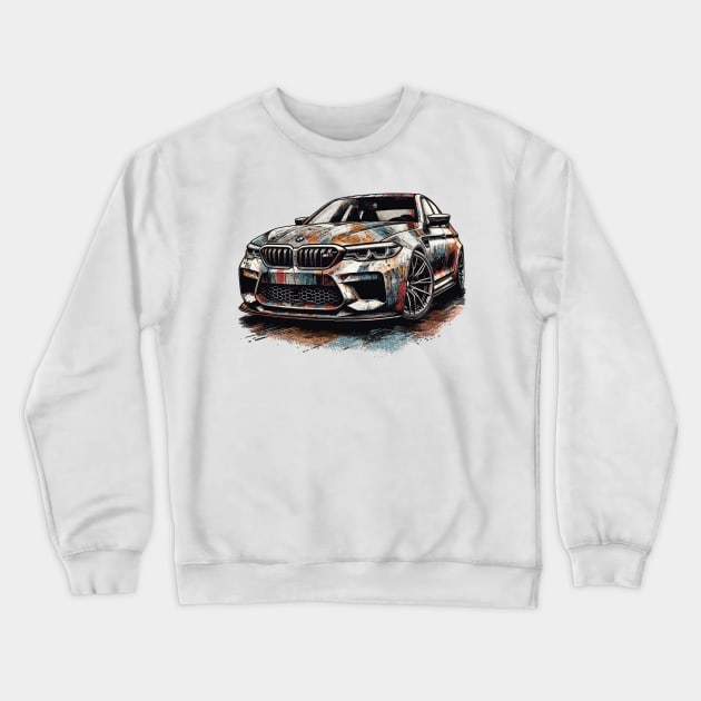 BMW M5 Crewneck Sweatshirt by Vehicles-Art